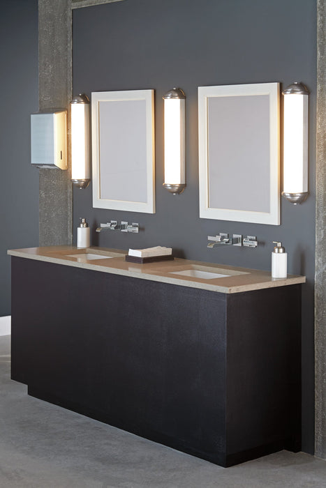 Delta Ara:T3568LF Two Handle Wall Mount Channel Bathroom Faucet Trim, chrome - view 2