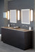 Delta Ara:T3568LF Two Handle Wall Mount Channel Bathroom Faucet Trim, chrome - view 2