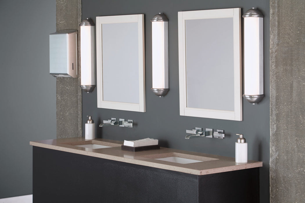 Delta Ara:T3568LF Two Handle Wall Mount Channel Bathroom Faucet Trim, chrome - view 3