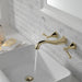 Delta Cassidy T3597LF Two Handle Wall Mount Bathroom Faucet Trim, polished nickel - view 2