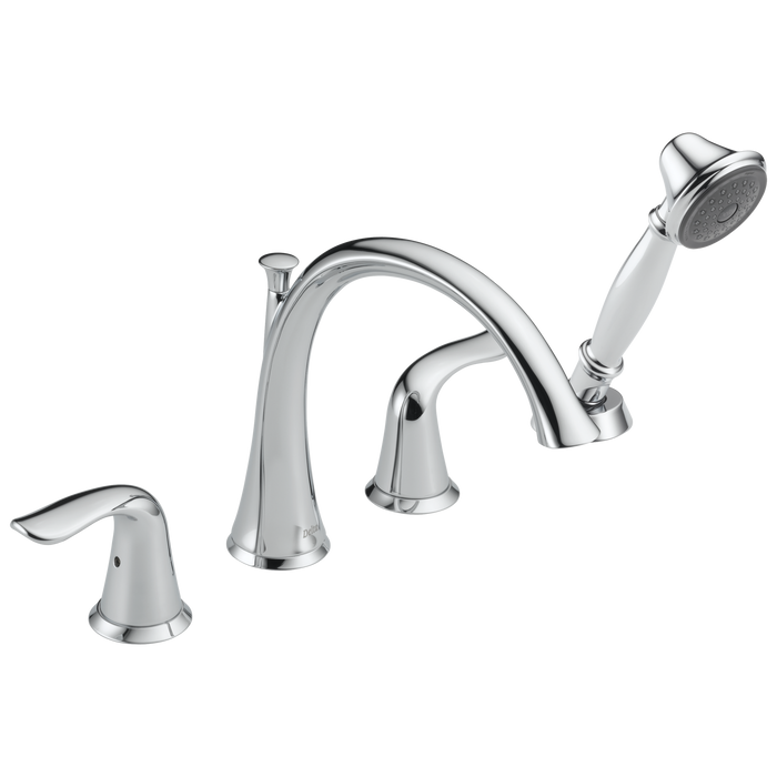 Delta Lahara T4738 Roman Tub with Handshower Trim