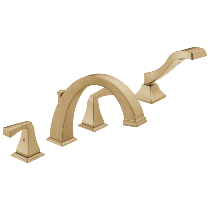 Delta Dryden T4751 Roman Tub with Hand Shower Trim, champagne bronze