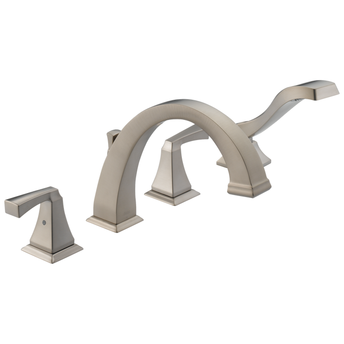 Delta Dryden T4751 Roman Tub with Hand Shower Trim, stainless