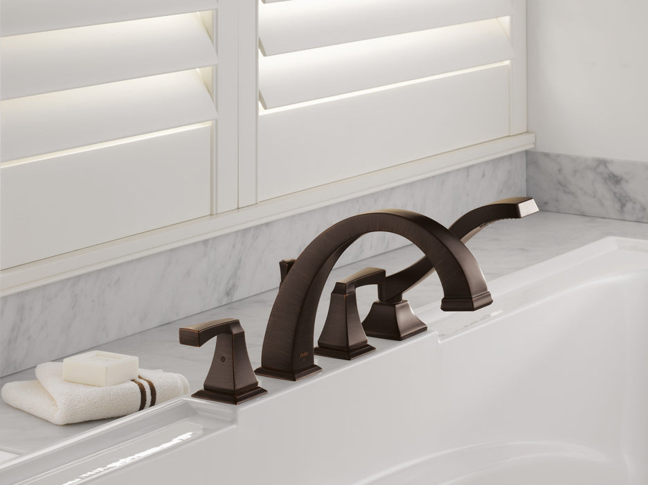 Delta Dryden T4751 Roman Tub with Hand Shower Trim, venetian bronze - view 2