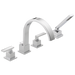 Delta Vero T4753 Roman Tub Trim with Hand Shower, chrome