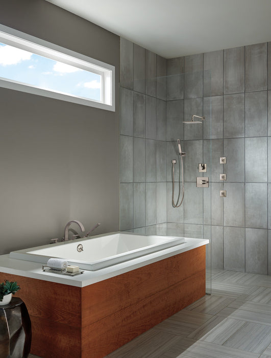 Delta Vero T4753 Roman Tub Trim with Hand Shower, stainless - view 2