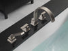 Delta Vero T4753 Roman Tub Trim with Hand Shower, stainless - view 4
