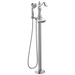 Delta Cassidy T4797 Single Handle Floor Mount Tub Filler Trim with Hand Shower - Less Handle, chrome