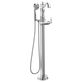Delta Cassidy T4797 Single Handle Floor Mount Tub Filler Trim with Hand Shower - Less Handle, chrome - view 2