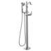 Delta Cassidy T4797 Single Handle Floor Mount Tub Filler Trim with Hand Shower - Less Handle, chrome - view 3