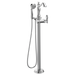 Delta Cassidy T4797 Single Handle Floor Mount Tub Filler Trim with Hand Shower - Less Handle, chrome - view 5