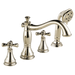 Delta Cassidy T4797 Roman Tub with Hand Shower Trim - Less Handles, polished nickel - view 2