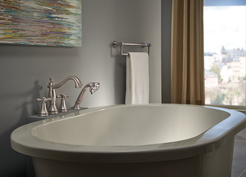 Delta Cassidy T4797 Roman Tub with Hand Shower Trim - Less Handles, stainless - view 5