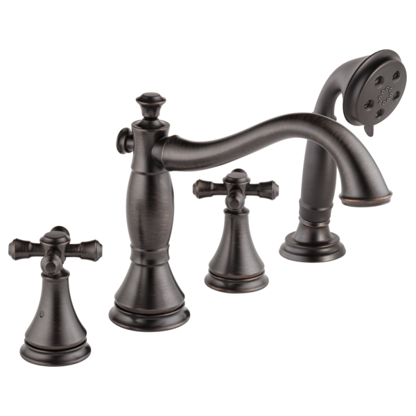 Delta Cassidy T4797 Roman Tub with Hand Shower Trim - Less Handles, venetian bronze - view 2