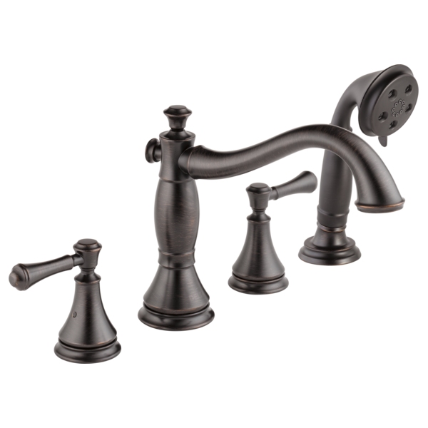 Delta Cassidy T4797 Roman Tub with Hand Shower Trim - Less Handles, venetian bronze - view 3