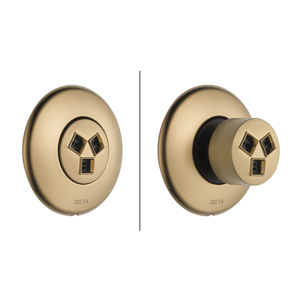 Delta T50010 HydraChoice Round Body Spray Trim, champagne bronze - view 4