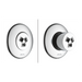 Delta T50010 HydraChoice Round Body Spray Trim, chrome - view 2
