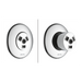 Delta T50010 HydraChoice Round Body Spray Trim, chrome - view 4