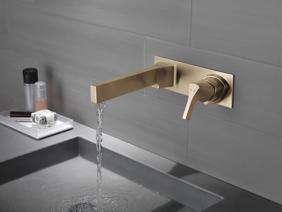 Delta Zura T574LF Single Handle Wall Mount Bathroom Faucet Trim