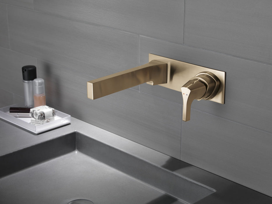 Delta Zura T574LF Single Handle Wall Mount Bathroom Faucet Trim