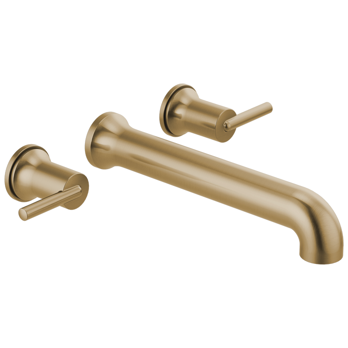 Delta Trinsic T5759 Wall Mounted Tub Filler, champagne bronze