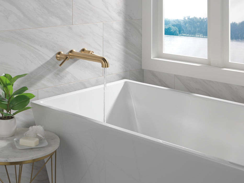 Delta Trinsic T5759 Wall Mounted Tub Filler, champagne bronze - view 2
