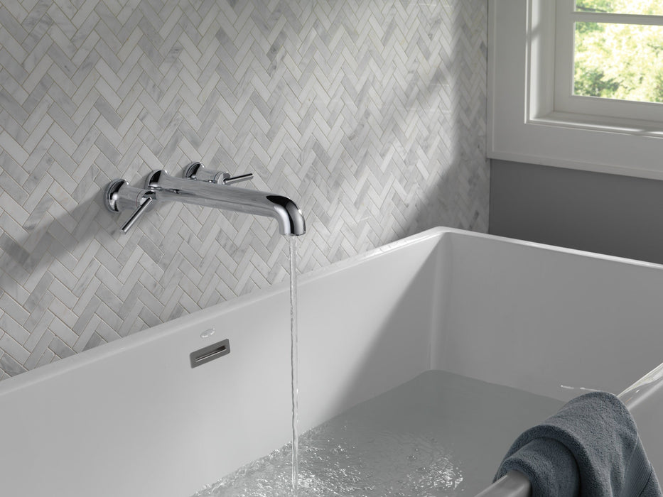 Delta Trinsic T5759 Wall Mounted Tub Filler, chrome - view 2