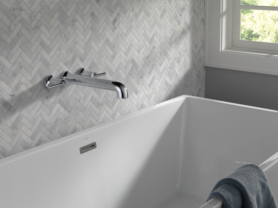 Delta Trinsic T5759 Wall Mounted Tub Filler, chrome - view 3