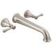 Delta Cassidy T5797 Wall Mounted Tub Filler, stainless steel