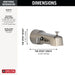 Delta Universal Showering Components U1010 Diverter Tub Spout - Handshower, stainless - view 2