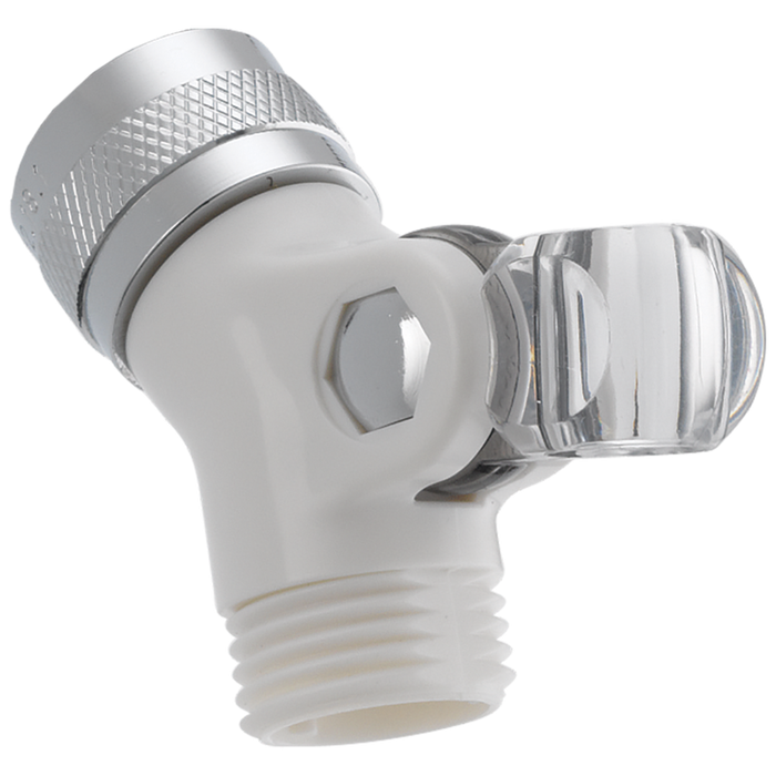 Delta Universal Showering Components U4002 Pin Mount Swivel Connector for Hand Shower, white