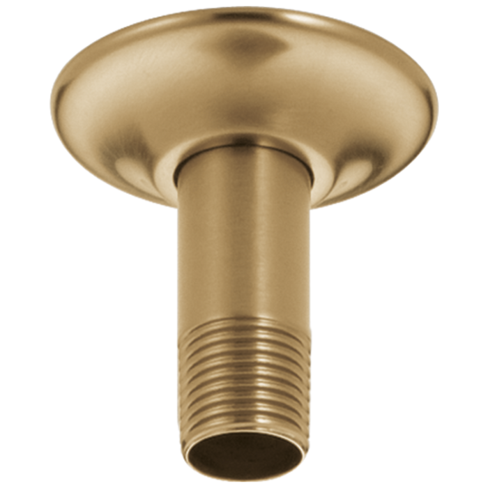 Delta Universal Showering Components U4996 3" Ceiling Mount Shower Arm and Flange, champagne bronze