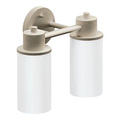Moen DN0762 Brushed nickel two globe bath light