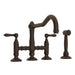 ROHL A1458WS Acqui® Bridge Kitchen Faucet With Side Spray