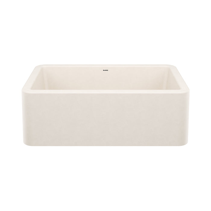 BLANCO 443076 Ikon 30" Apron Single Bowl Farmhouse Sink - Soft White