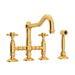 ROHL A1458WS Acqui® Bridge Kitchen Faucet With Side Spray