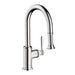 AXOR Montreux Prep Kitchen Faucet 2-Spray Pull-Down, 1.75 GPM