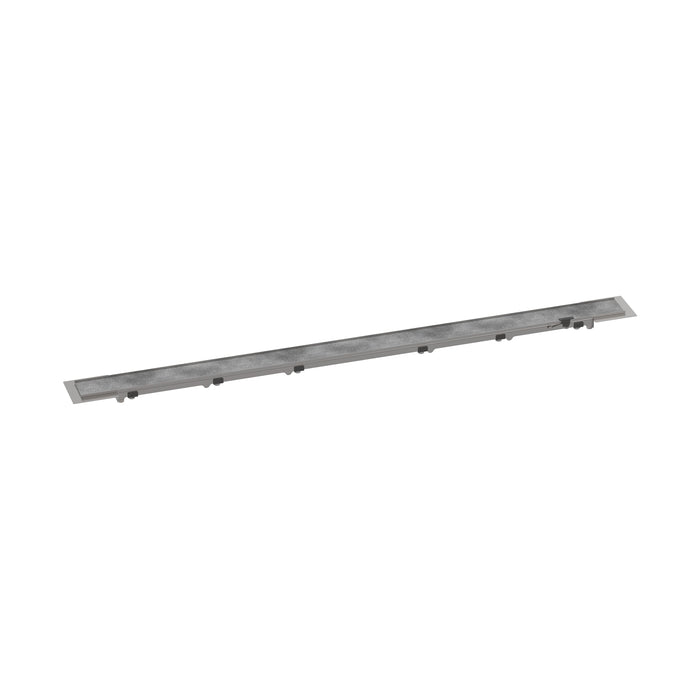 hansgrohe RainDrain Rock Trim Flex 39 3/8" Cut to Size and Tileable