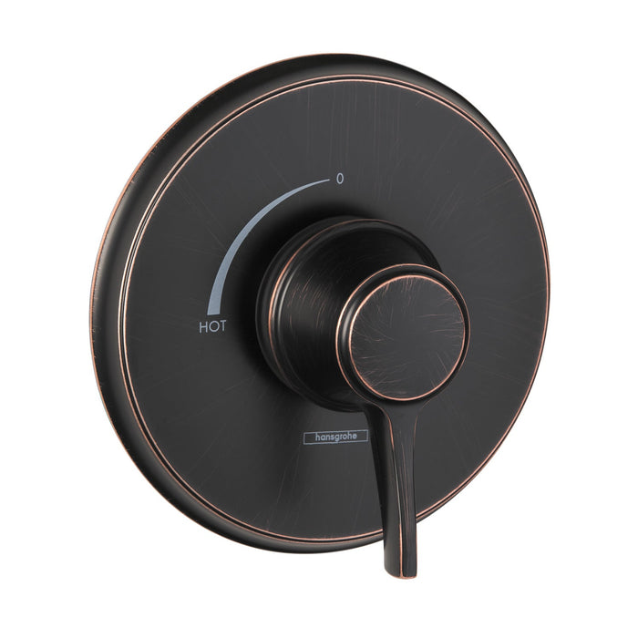 hansgrohe Ecostat Classic Pressure Balance Trim, Round