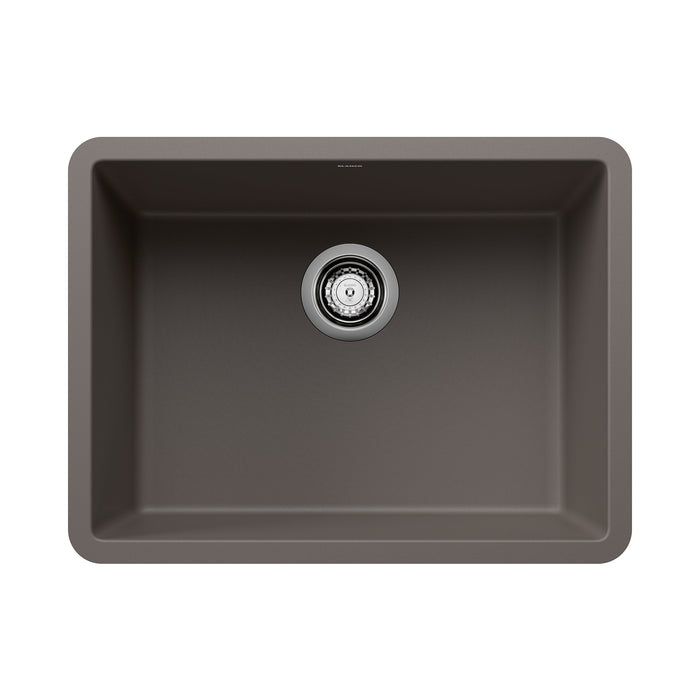 BLANCO 527411 Precis 24" Single Bowl Kitchen Sink - Volcano Gray
