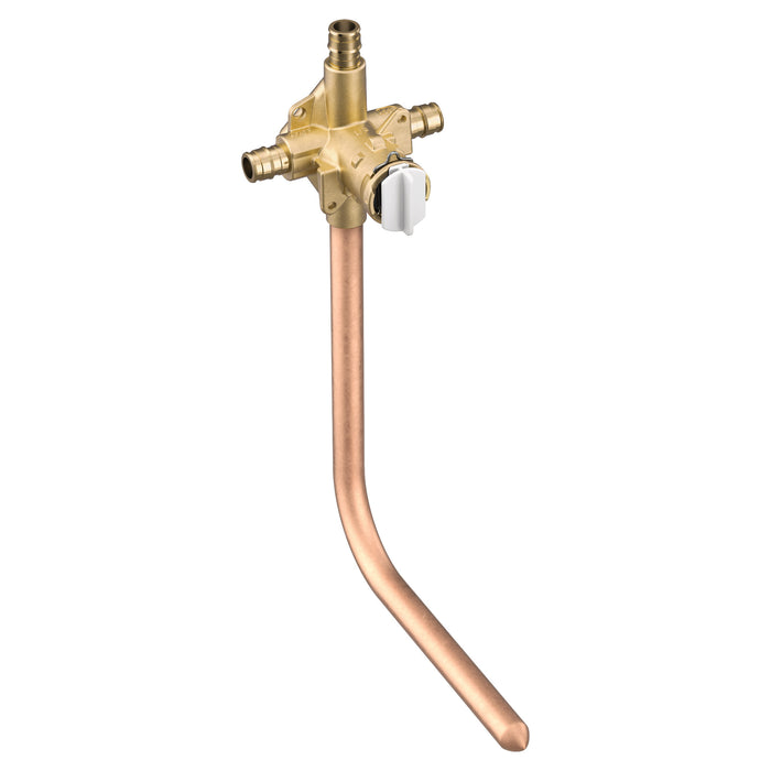 Includes bulk pack Posi-Temp(R) 1/2" cold expansion PEX connection pressure balancing