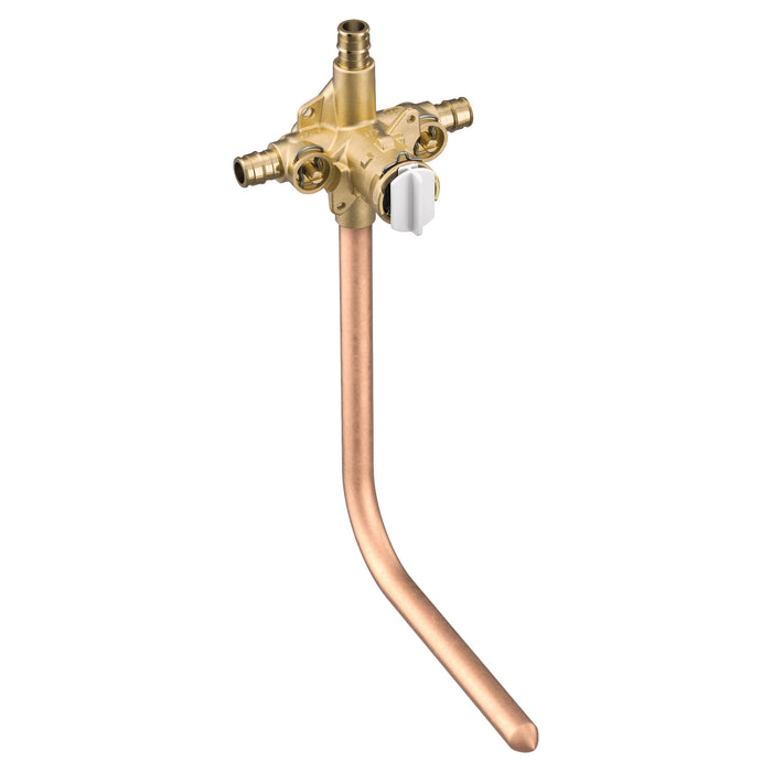 Includes bulk pack Posi-Temp(R) 1/2" cold expansion PEX connection pressure balancing