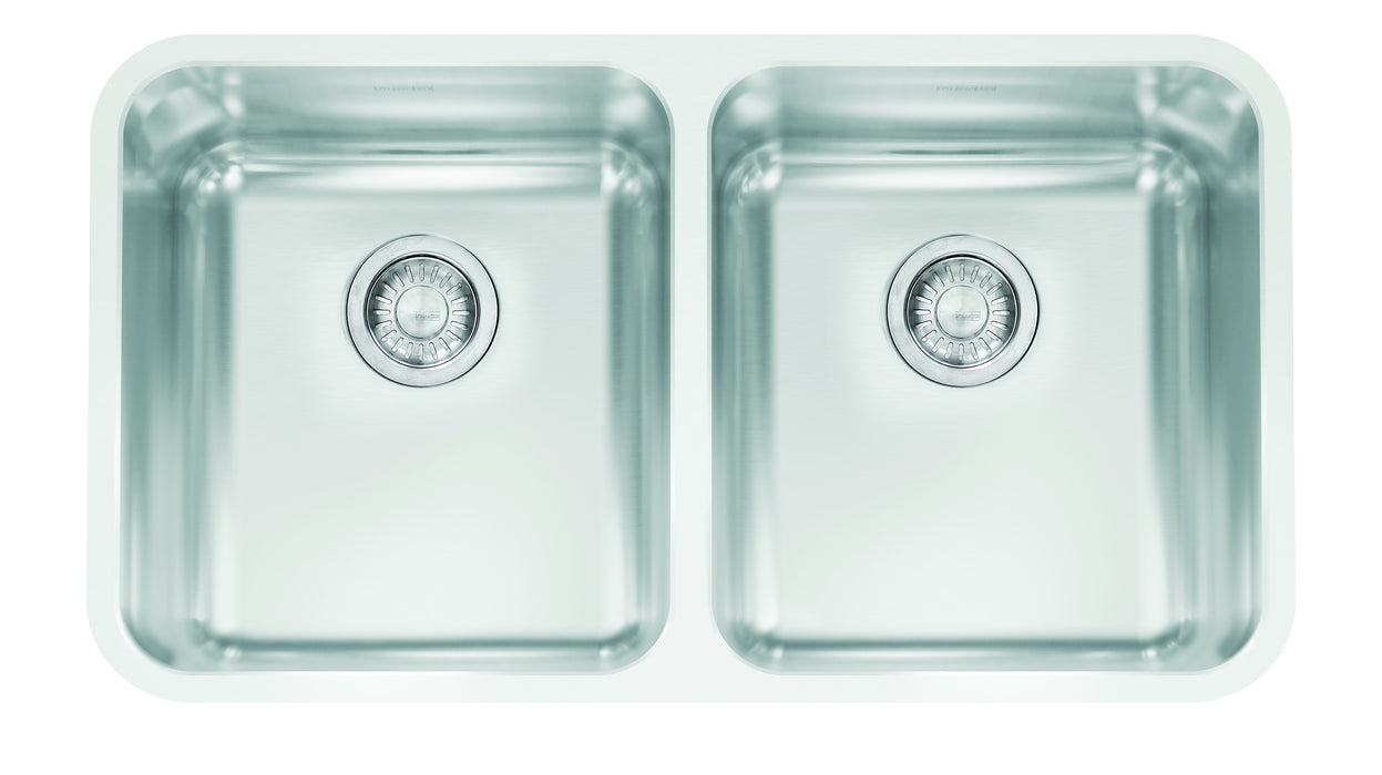Franke Grande GDX12031 Undermount Double Bowl 32.88 x 18.75 in Stainless Steel Kitchen Sink