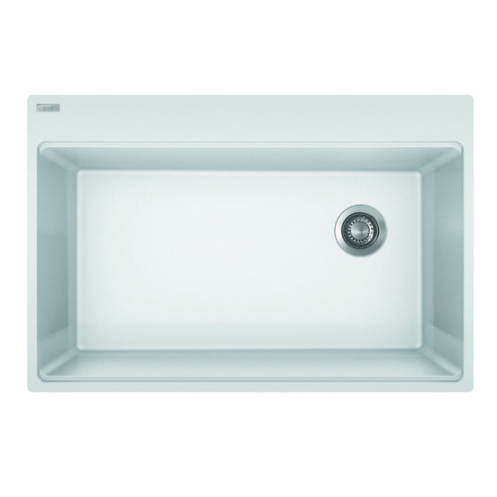Franke Maris MAG61031OW Dual Mount Single Bowl 33 x 22 in Granite Kitchen Sink