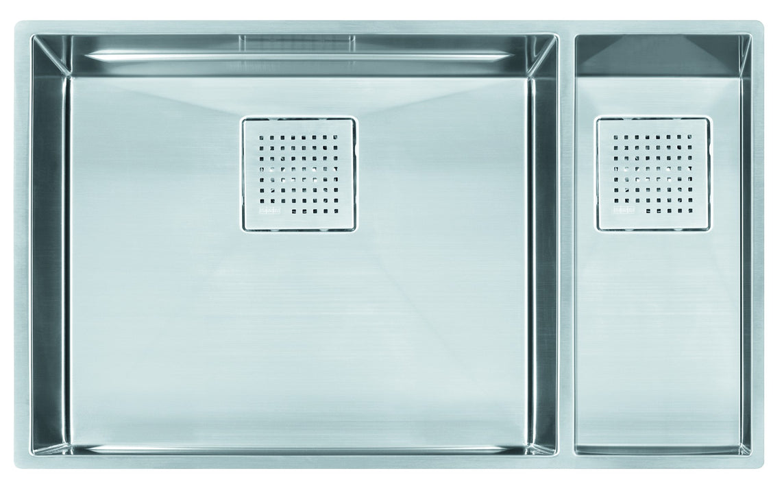 Franke Peak PKX160 Undermount Double Bowl 30.88 x 17.75 in Stainless Steel Kitchen Sink