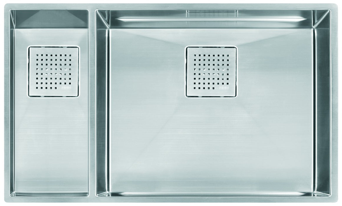 Franke Peak PKX160LH Undermount Double Bowl 30.88 x 17.75 in Stainless Steel Kitchen Sink
