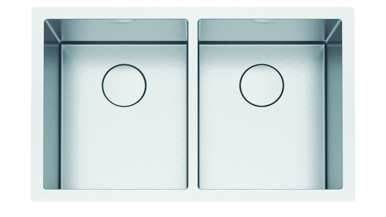 Franke Professional 2.0 PS2X120-14-14 Undermount Double Bowl 31.5 x 19.5 in Stainless Steel Kitchen Sink