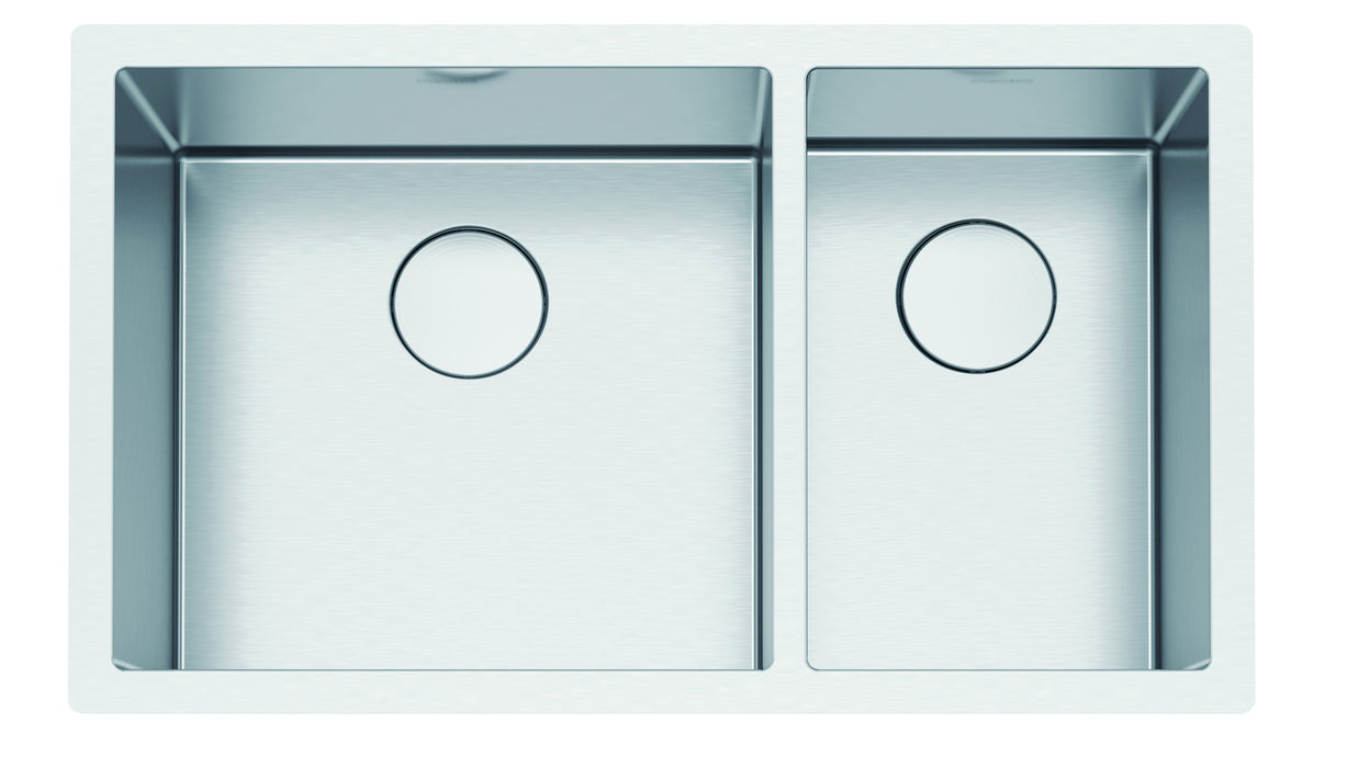 Franke Professional 2.0 PS2X160-18-11 Undermount Double Bowl 32.5 x 19.5 in Stainless Steel Kitchen Sink