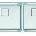 Franke Pescara PTX160-40 Undermount Double Bowl 41 x 18 in Granite Kitchen Sink