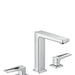 hansgrohe Metropol Widespread Faucet 160 with Loop Handles and Pop-Up Drain, 1.2 GPM
